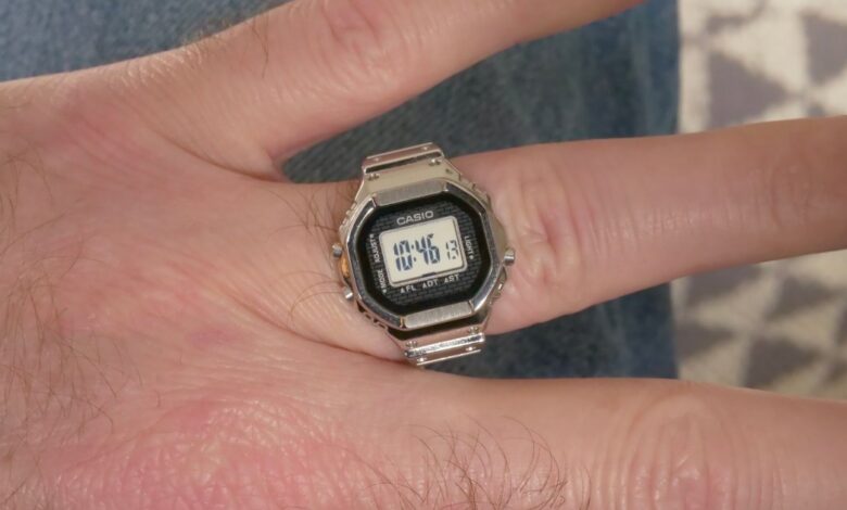 The Casio Ring Clock Is Ridiculous